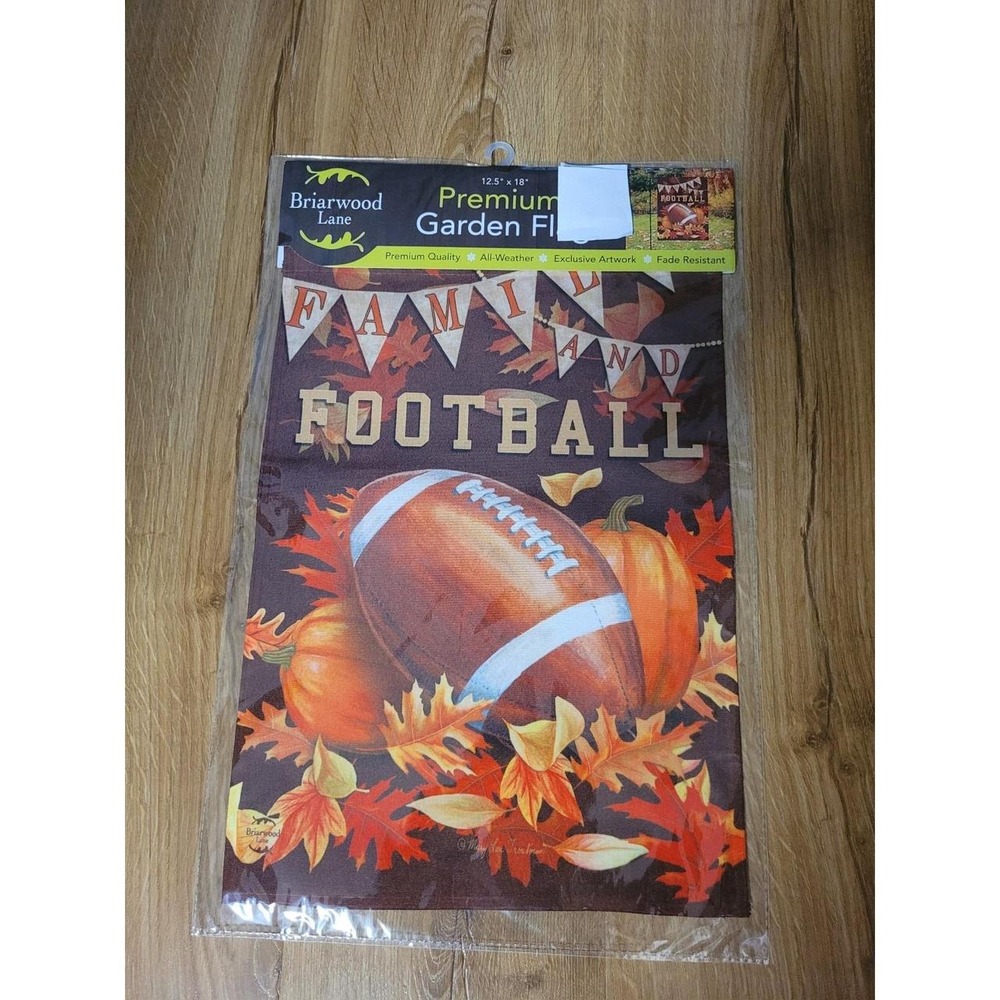 Briarwood Lane Premium Outdoor Garden Flag 12.5 X 18 Family & Football Fall